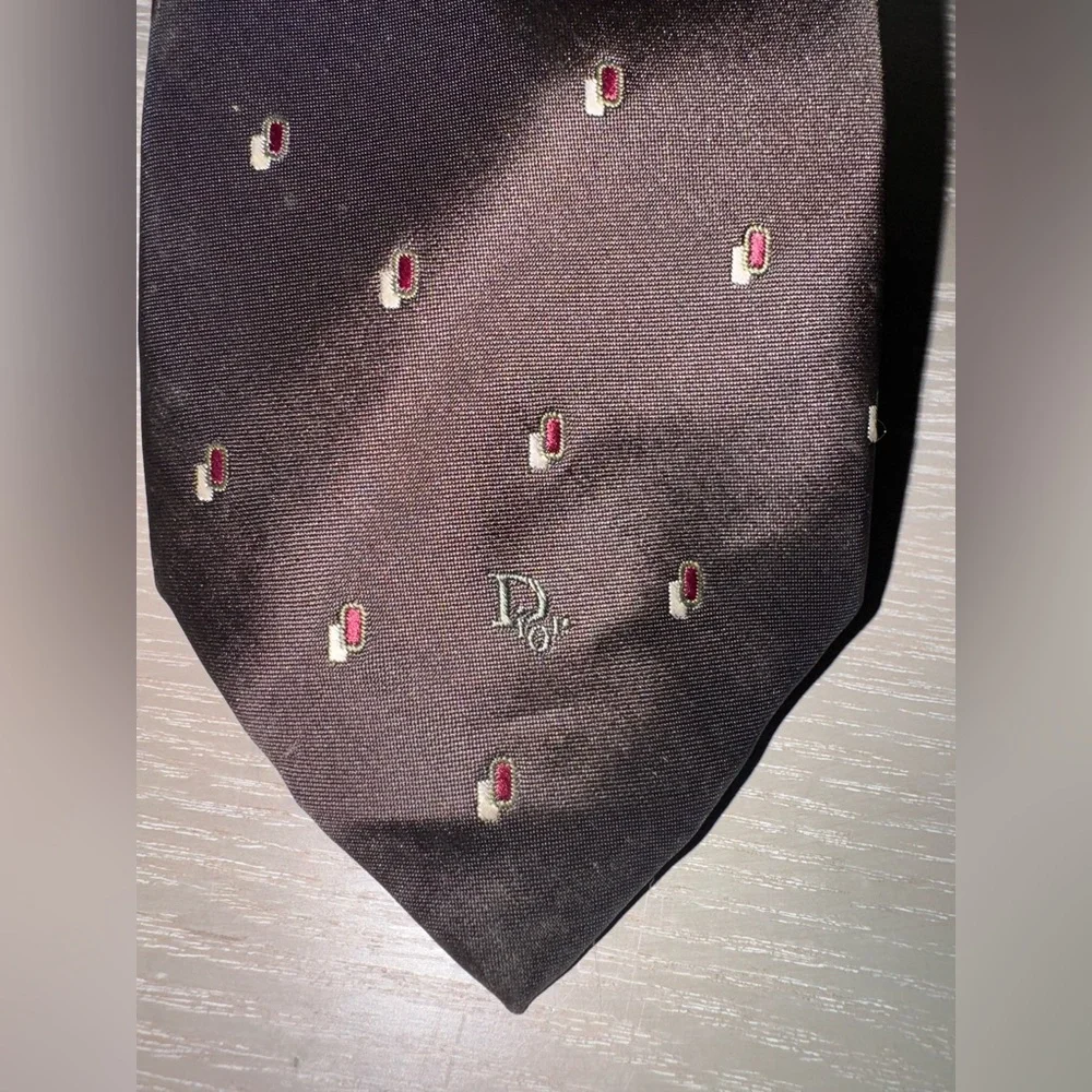 Christian Dior men’s Browns necktie